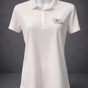 Women’s Polo White w/Grey Stitch